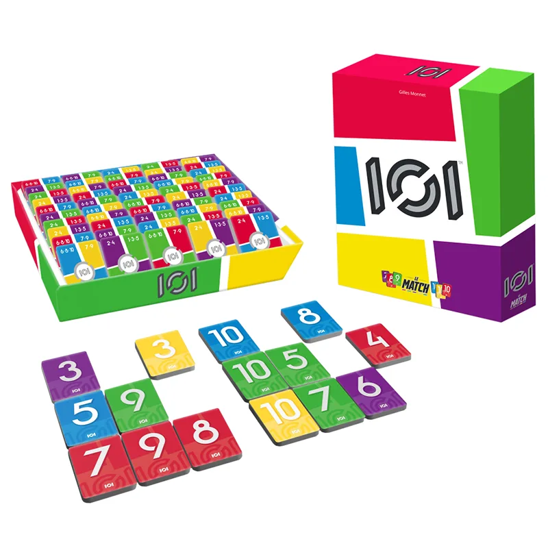 101 le match - réflexion et déduction - contenu de la boite