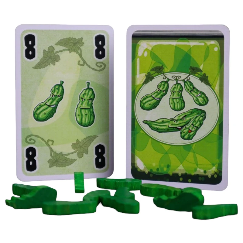 5 cornichons - jeu de réflexion et de stratégie - cartes et cornichons