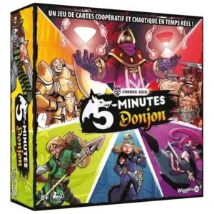 5 minutes donjon - réflexion et rapidité - boite de jeu