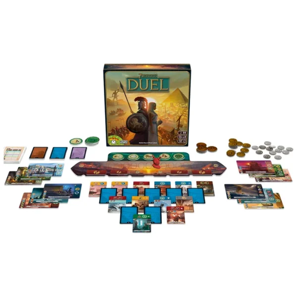 7 wonders duel - réflexion et stratégie - contenu de la boite