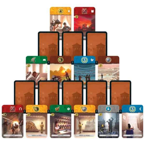 7 wonders duel - réflexion et stratégie - cartes