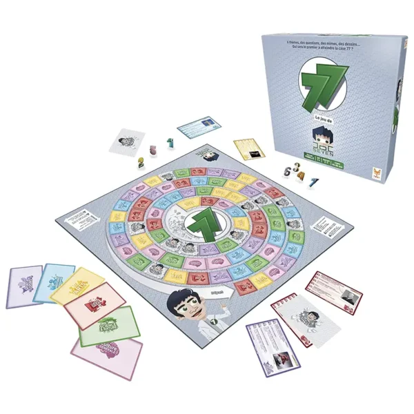77 le jeu de Doc Seven - ambiance - contenu de la boite