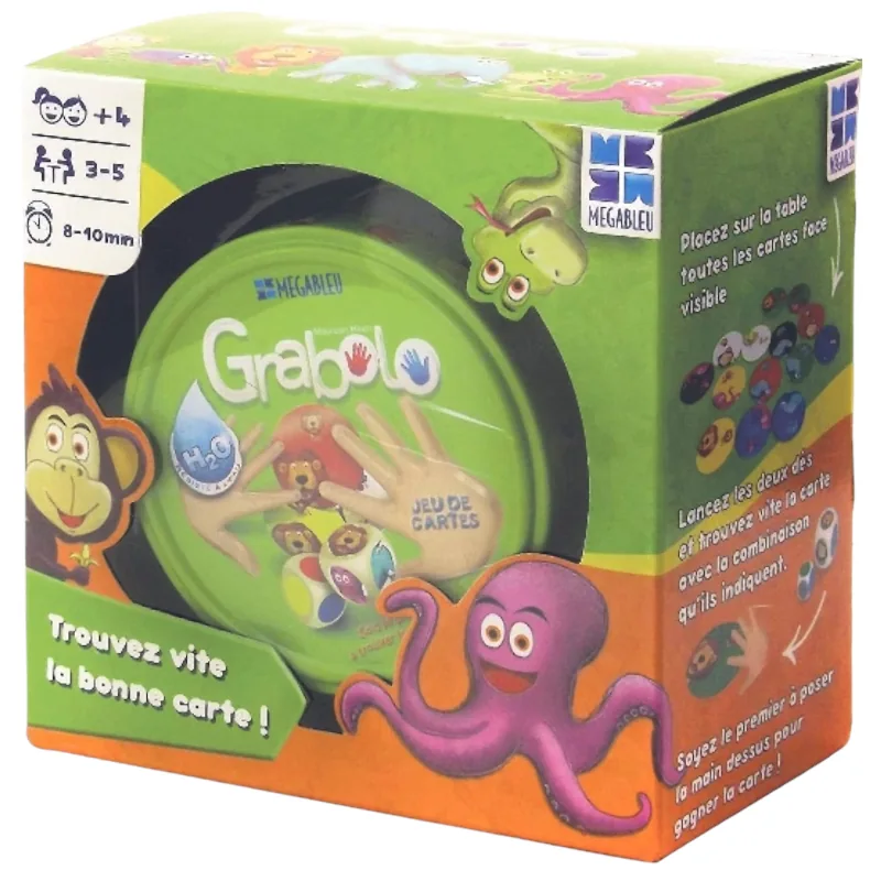 Grabolo - observation et rapidité - boite de jeu
