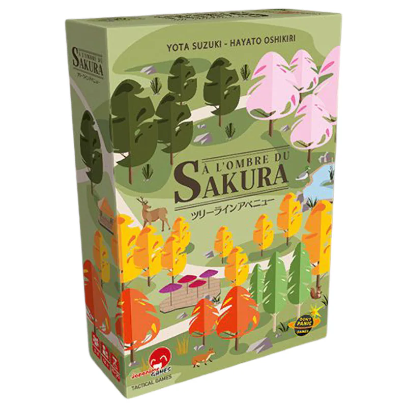 A l'ombre du Sakura - jeu de réflexion et de stratégie - boite de jeu