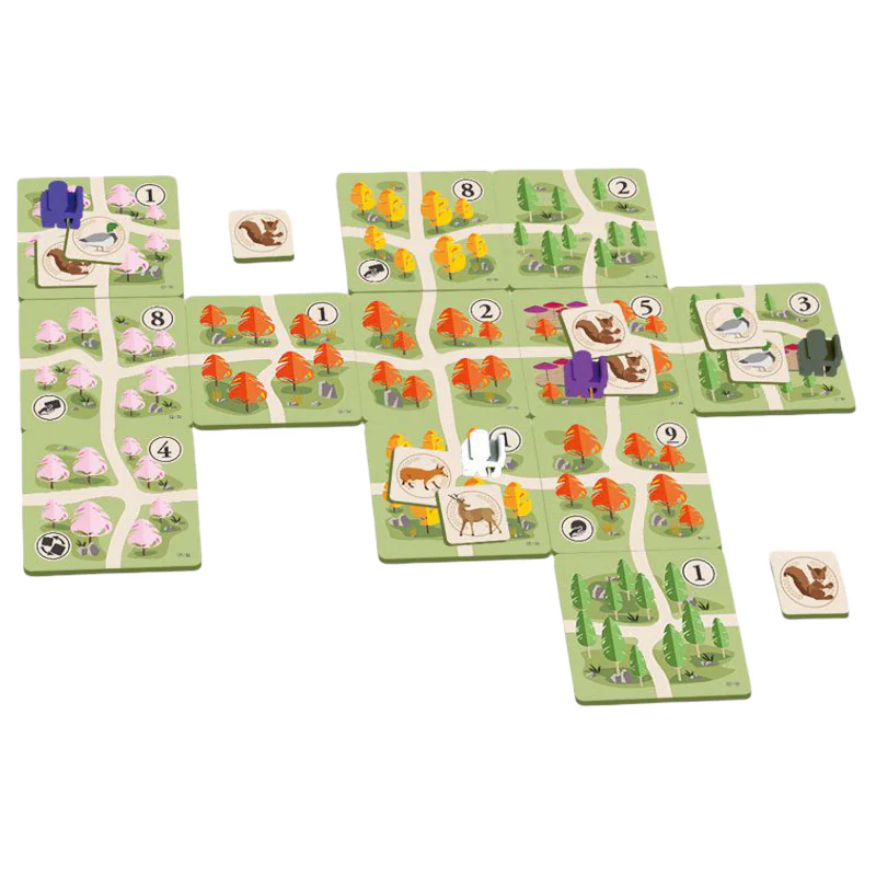 A l'ombre du Sakura - jeu de réflexion et de stratégie - plateau