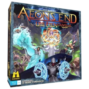 Aeon's end - une ère nouvelle - réflexion et stratégie - boite de jeu