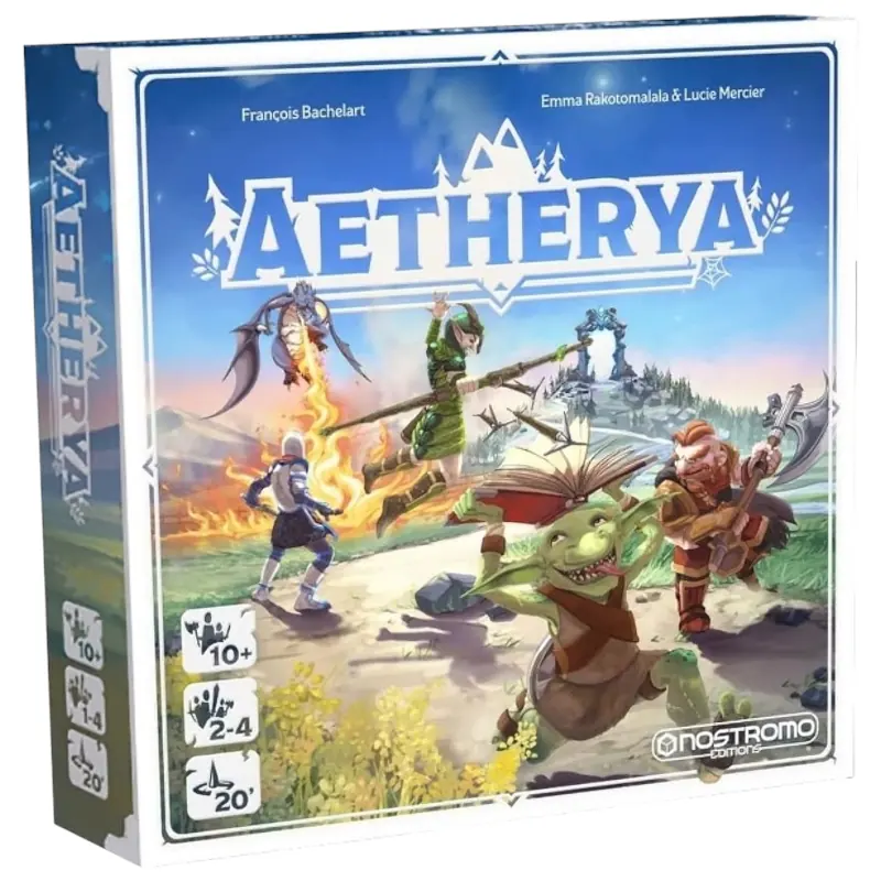 Aetheria - réflexion et stratégie - boite de jeu