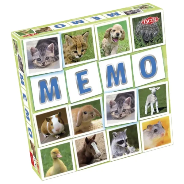 Animal babies mémo - mémoire et déduction - boite de jeu