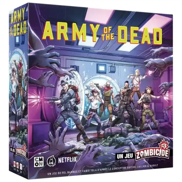 Army of the dead (zombicide system) - réflexion et stratégie - boite de jeu