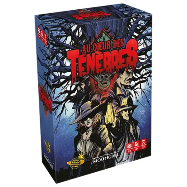 Au coeur des ténèbres - réflexion et stratégie - boite de jeu