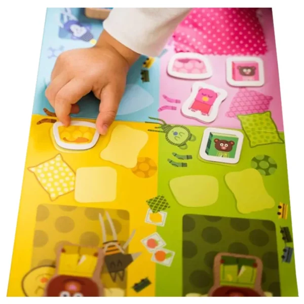 Au dodo les oursons - réflexion et stratégie - tapis d'activité