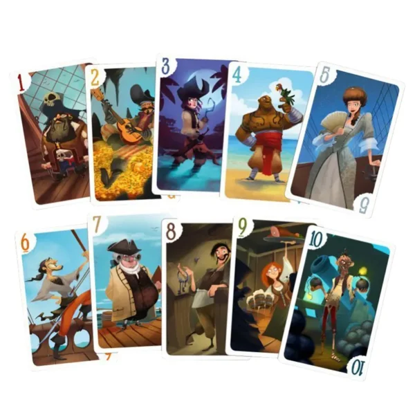 L'auberge des pirates - réflexion et déduction - cartes