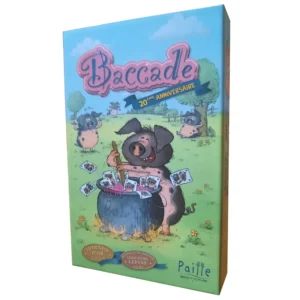 Baccade - 20ème anniversaire - observation et stratégie - boite de jeu