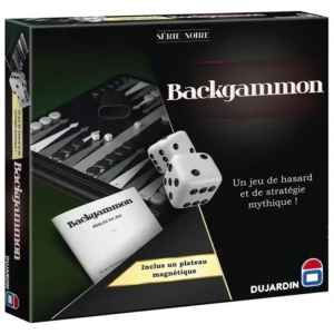 Backgammon (série noire) - boite de jeu