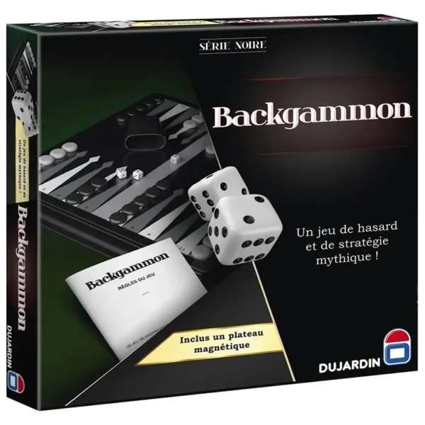 Backgammon (série noire) - boite de jeu