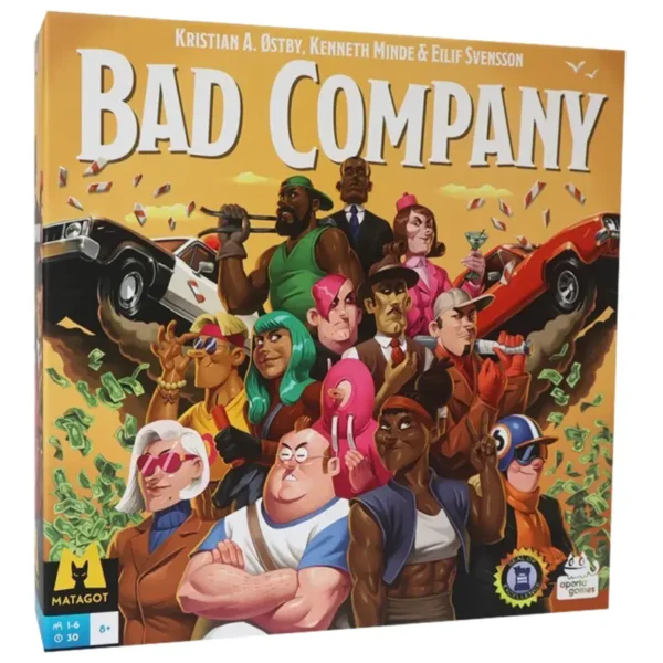 Bad company - réflexion et stratégie - boite de jeu
