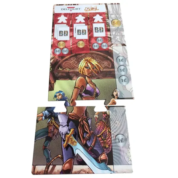 Bande dessinées : le jeu des collectionneurs - réflexion et stratégie - carte