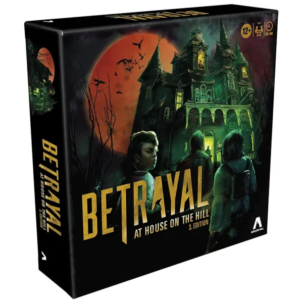 Betrayal at house on the hill - réflexion et stratégie - boite de jeu