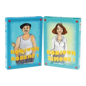 Bonjour Robert - Bonjour Simone - ambiance - boites de jeu