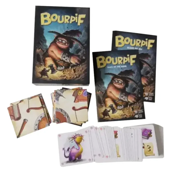 Bourpif - observation et rapidité - contenu de la boite