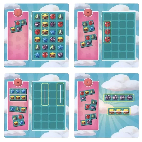 Candies (gamme logic) - cartes défis