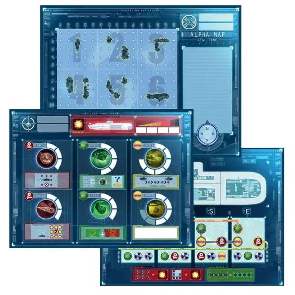 Captain sonar - réflexion et déduction - plateaux