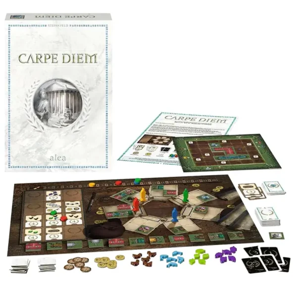 Carpe diem - réflexion et stratégie - contenu de la boite