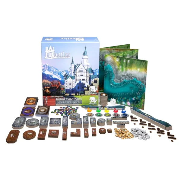 Castles of mad king Ludwig - réflexion et stratégie - contenu de la boite