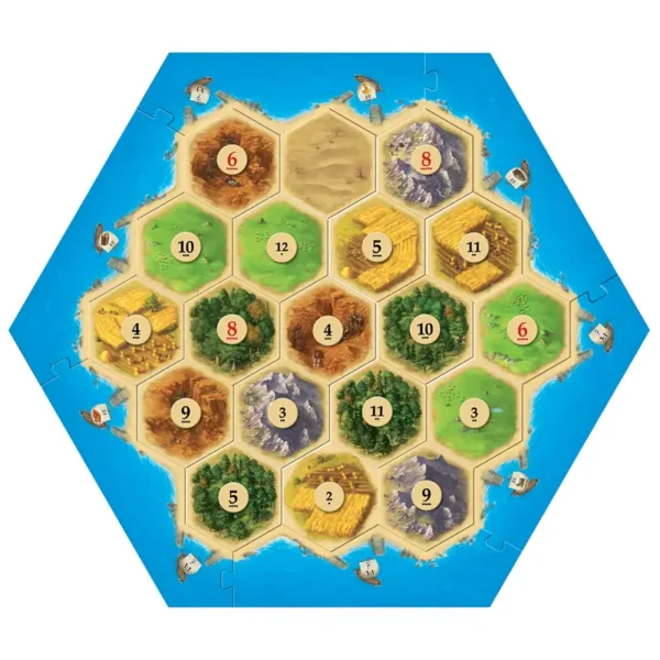Catan - réflexion et stratégie - plateau
