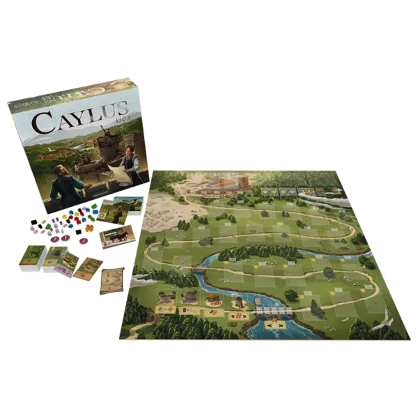 Caylus 1303 - réflexion et stratégie - contenu de la boite