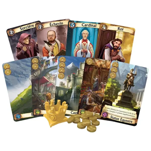 Citadelles - réflexion et stratégie - cartes