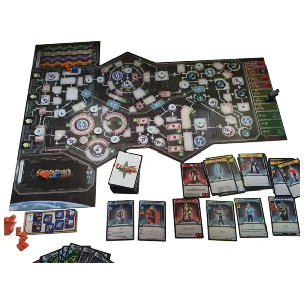Clank ! - dans l'espace - réflexion et stratégie - contenu de la boite