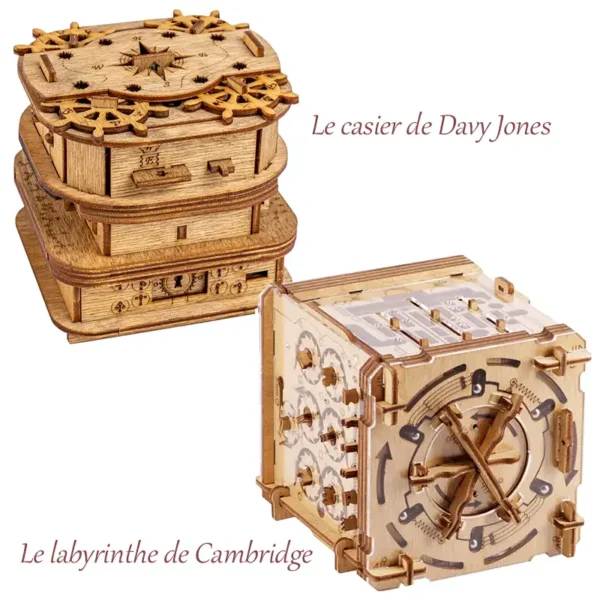 Cluebox - le casier de Davy Jones - le labyrinthe de Cambridge