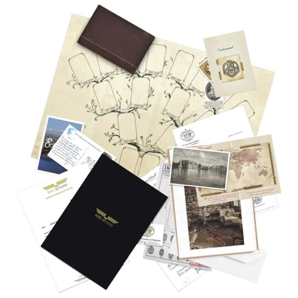 Codex - escape game - contenu de la boite
