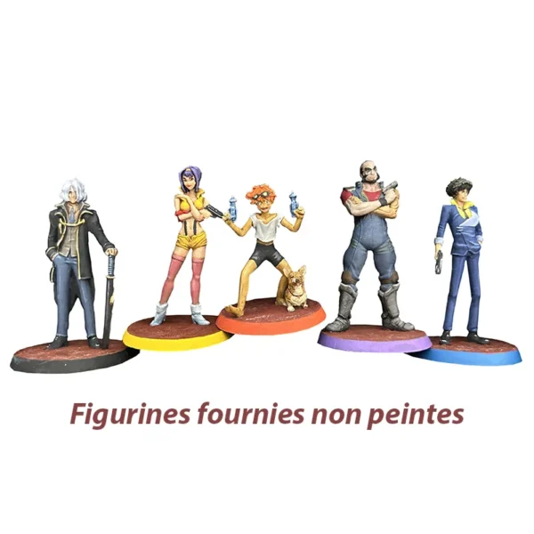 Cowboy bebop, space renegade - réflexion et stratégie - figurines