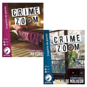 Crime zoom - réflexion et déduction - boites de jeu