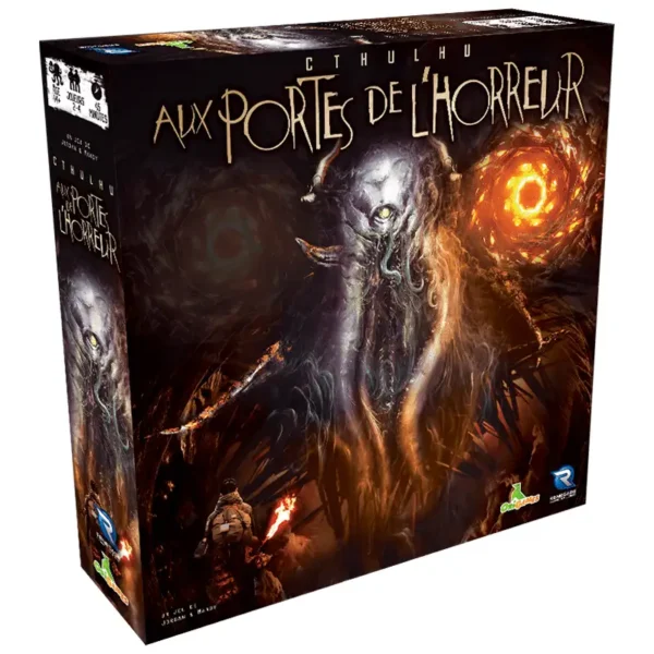 Cthulhu - aux portes de l'horreur - réflexion et stratégie - boite de jeu