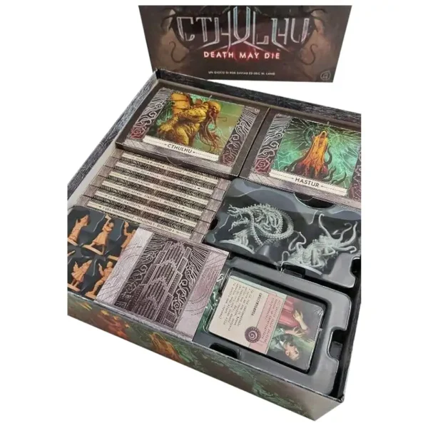Cthulhu - death may die - réflexion et stratégie - contenu de la boite