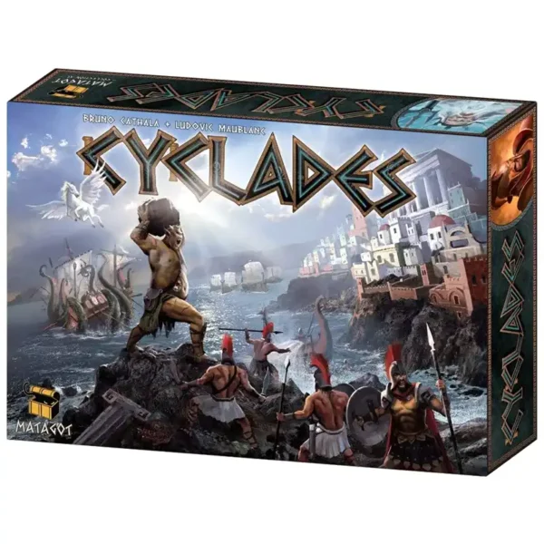 Cyclades - réflexion et stratégie - boite de jeu