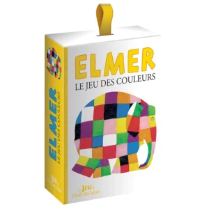 Elmer, le jeu des couleurs - observation et stratégie - boite de jeu