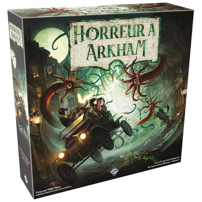 Horreur à Arkham - réflexion et stratégie - boite de jeu