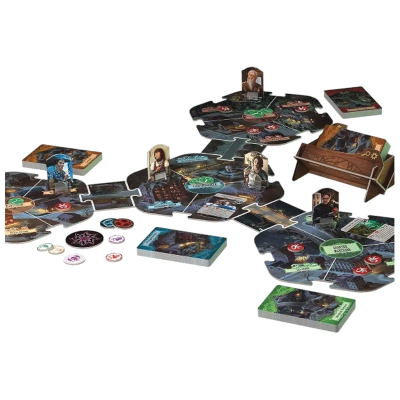 Horreur à Arkham - réflexion et stratégie - contenu de la boite