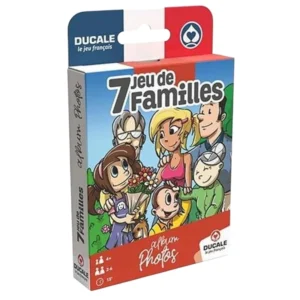 7 familles album photos - classique revisité - boite de jeu