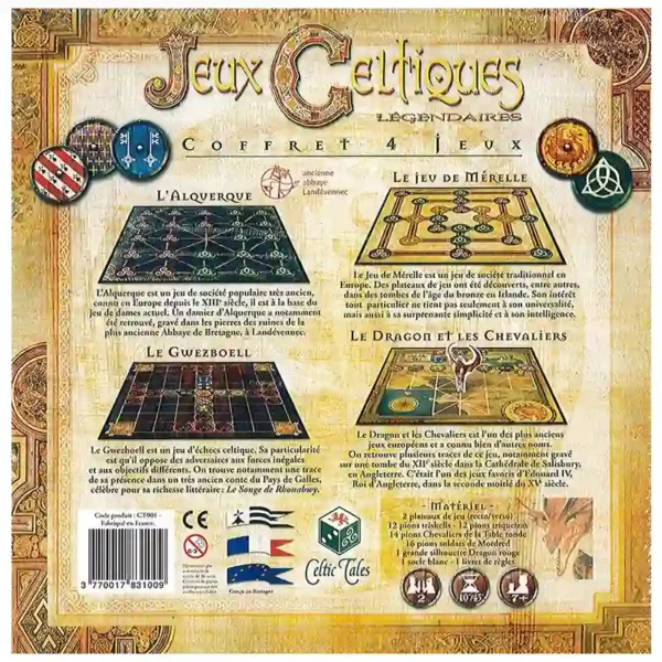 Jeux celtiques légendaires - classique revisité - explications