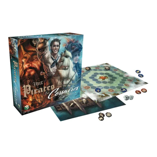 Jeux pirates et corsaires légendaires - classique revisité - contenu de la boite