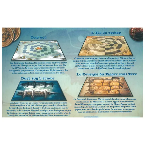 Jeux pirates et corsaires légendaires - classique revisité - explications