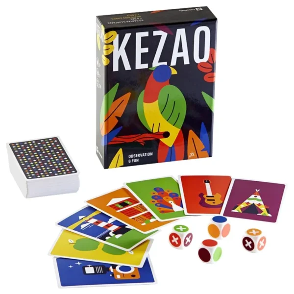 Kezao - observation et rapidité - contenu de la boite