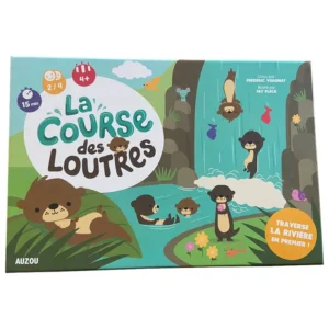 La course des loutres - observation et stratégie - boite de jeu