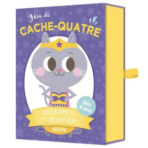 Le cache quatre - mémoire et déduction - boite de jeu