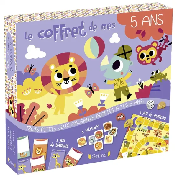 Le coffret de mes 5 ans - classique revisité - boite de jeu